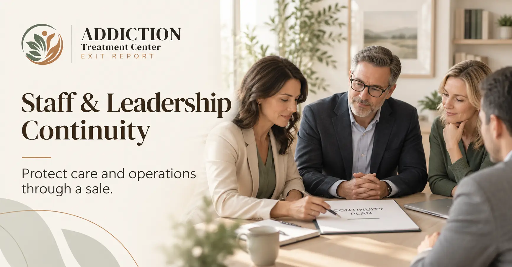 Planning staff and leadership continuity during a sale