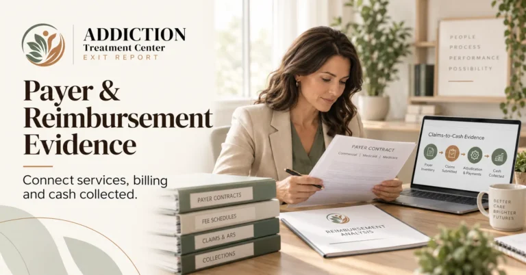 Preparing payer and reimbursement evidence for SUD buyer diligence