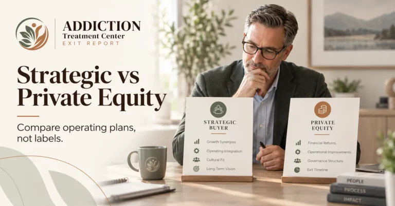 Comparing strategic and private-equity treatment-center buyers