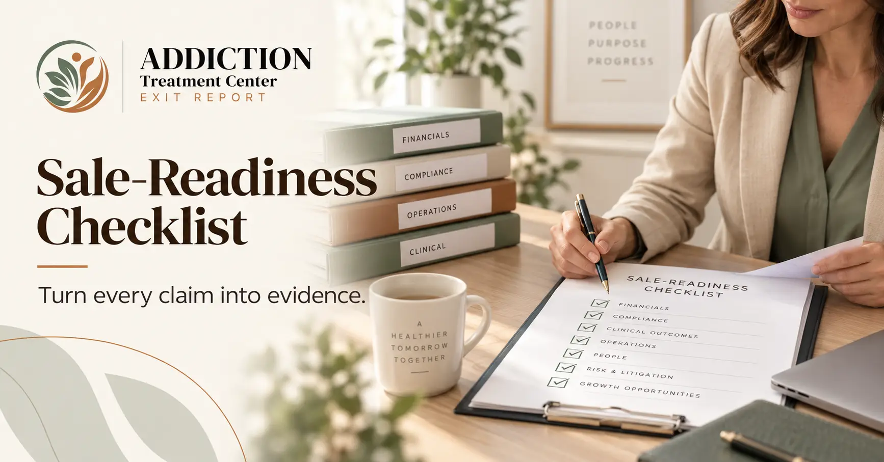 A treatment-center sale-readiness checklist