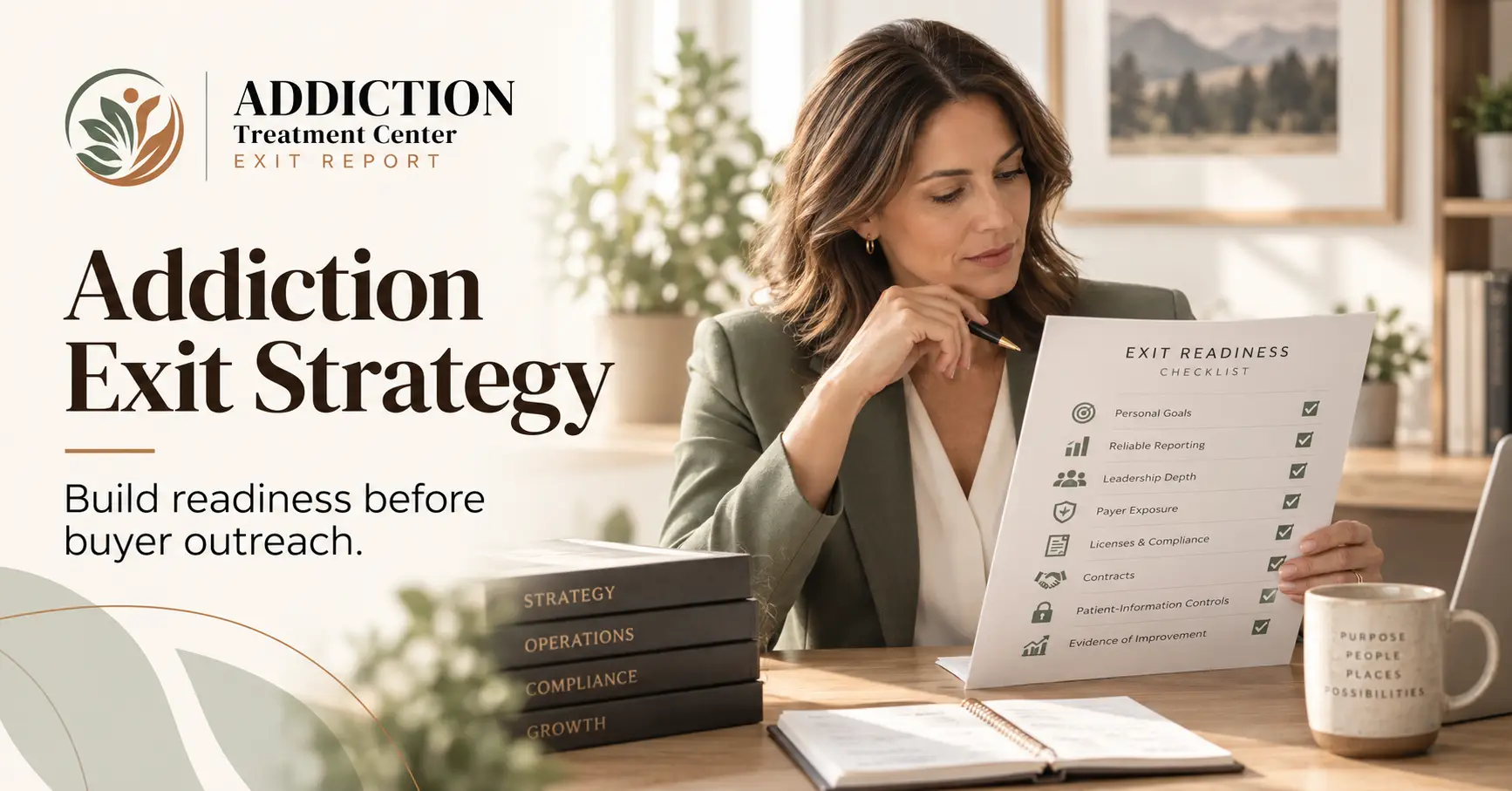 Exit readiness for addiction and SUD business owners